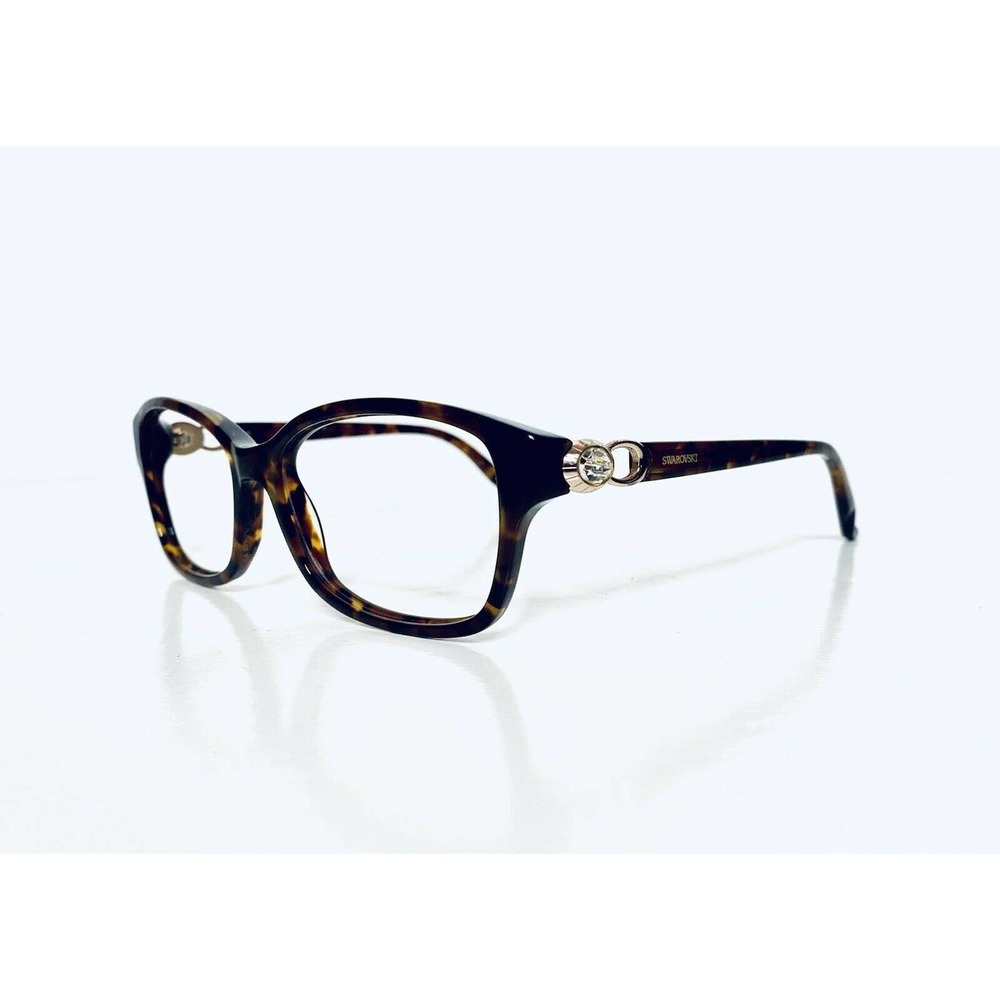 Swarovski Tortoise Rectangular Frame Glasses - image 1
